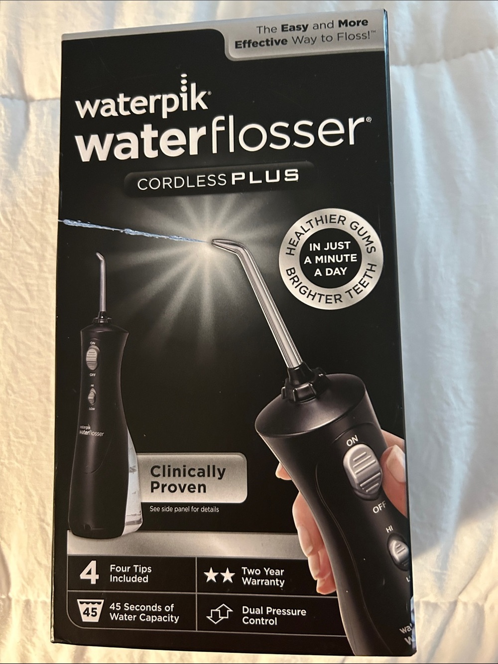 Waterpik Waterflosser Cordless Plus - Black Never opened